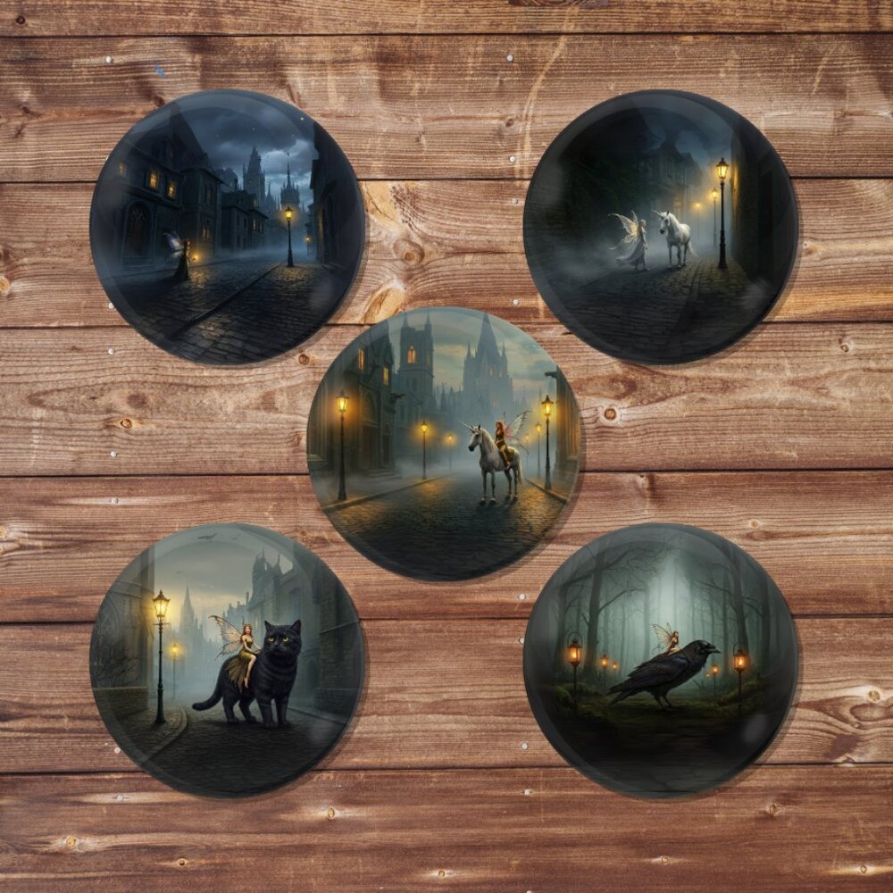 FAIRYCORE Pin Buttons 5 Set